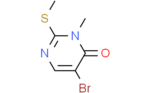 5-bromo-3-methyl-2-(methylthio)pyrimidin-4(3H)-one
