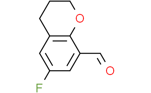6-fluoro-3,4-dihydro-2H-1-benzopyran-8-carbaldehyde