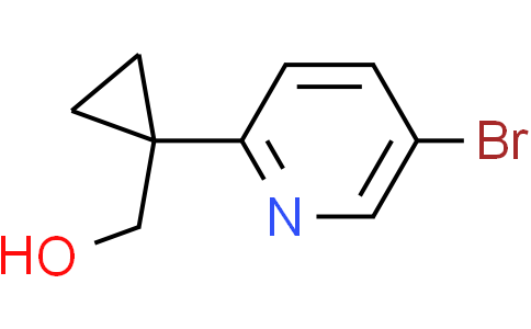 (1-(5-Bromopyridin-2-yl)cyclopropyl)methanolCas:827628-20-6