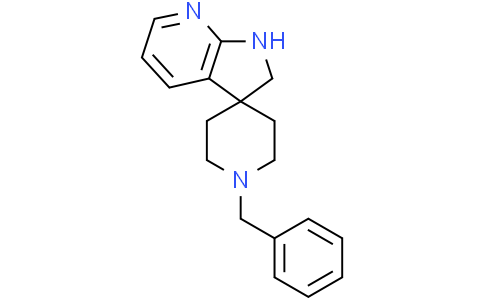 1-phenylmethyl-1',2'-dihydrospiropyridine [piperidine and -4,3'-pyrrorole and [2,3-b] pyridine