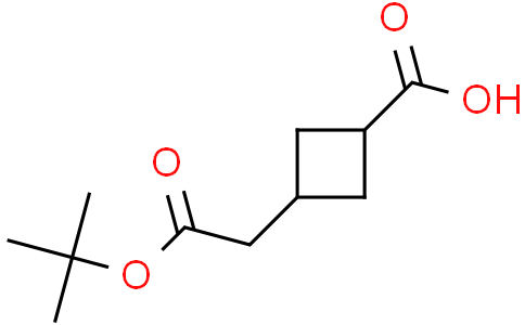 cis-3-(2-tert-butoxy-2-oxo-ethyl)cyclobutanecarboxylic acid
