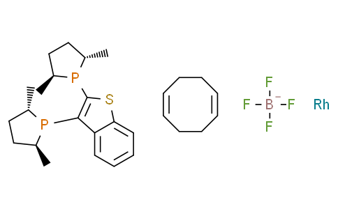 (S,S,S,S)-2,3-双(2,5-二甲基-磷烷基)苯并[B]噻吩环辛二烯四氟硼酸铑