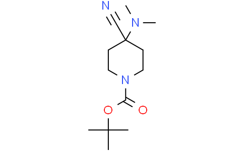 tert-butyl 4-cyano-4-(dimethylamino)piperidine-1-carboxylate
