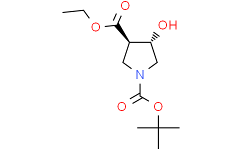1-tert-butyl 3-ethyl trans-4-hydroxypyrrolidine-1,3-dicarboxylate