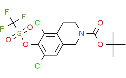Tert-Butyl 5,7-Dichloro-6-(((Trifluoromethyl)Sulfonyl)Oxy)-3,4-Dihydroisoquinoline-2(1H)-CarboxylateCas:851784-78-6