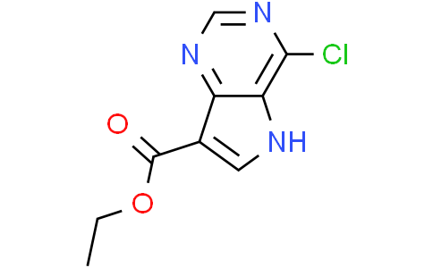 ethyl 4-chloro-5H-pyrrolo[3,2-d]pyrimidine-7-carboxylate