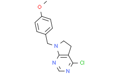 4-CHLORO-7-(4-METHOXYBENZYL)-6,7-DIHYDRO-5H-PYRROLO[2,3-D]PYRIMIDINE