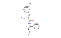(2E)-3-(6-溴-2-吡啶基)-2-氰基-N-[(1S)-1-苯基丁基]-2-丙烯酰胺