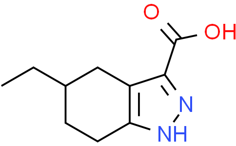 5-ethyl-4,5,6,7-tetrahydro-1H-indazole-3-carboxylic acid