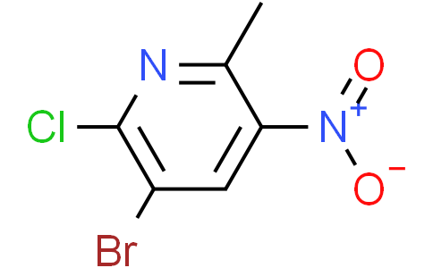 3-bromo-2-chloro-6-methyl-5-nitro-pyridine