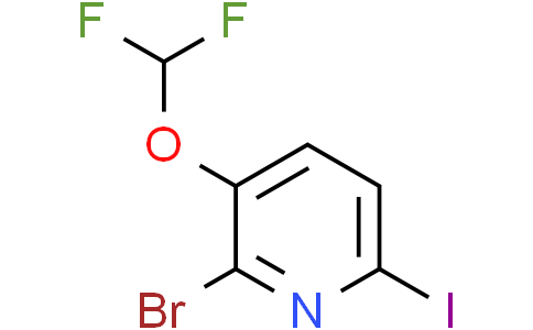 2-bromo-3-(difluoromethoxy)-6-iodo-pyridine