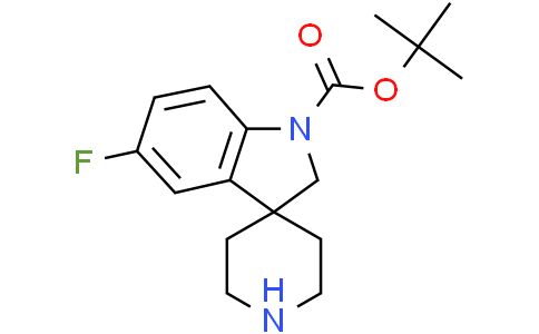 tert-butyl 5-fluorospiro[2H-indole-3,4'-piperidine]-1-carboxylate