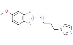N-[3-(1H-IMIDAZOL-1-YL)PROPYL]-6-METHOXY-1,3-BENZOTHIAZOL-2-AMINE