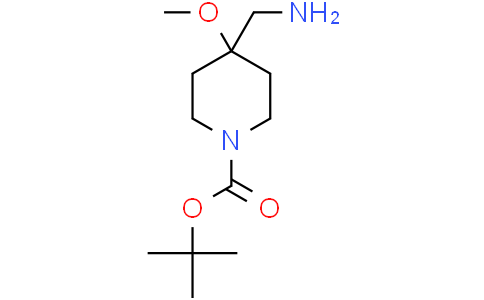 tert-butyl 4-(aminomethyl)-4-methoxypiperidine-1-carboxylate
