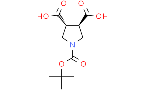trans-1-tert-butoxycarbonylpyrrolidine-3,4-dicarboxylic acid