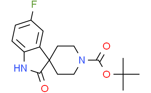 tert-butyl 5-fluoro-2-oxospiro[indoline-3,4'-piperidine]-1'-carboxylate