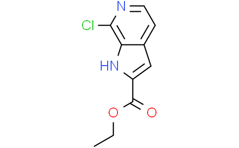 7-氯-1H-吡咯并[2,3-C]吡啶-2-羧酸乙酯