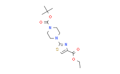 2-(4-(叔丁氧基羰基)哌嗪-1-基)噻唑-4-羧酸乙酯,97%