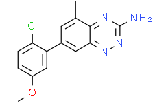 7-(2-Chloro-5-methoxyphenyl)-5-methyl-1,2,4-benzotriazin-3-amine