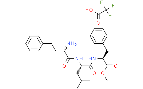 (S)-Methyl 2-((S)-2-((S)-2-Amino-4-Phenylbutanamido)-4-Methylpentanamido)-3-Phenylpropanoate 2,2,2-TrifluoroacetateCas:868539-99-5