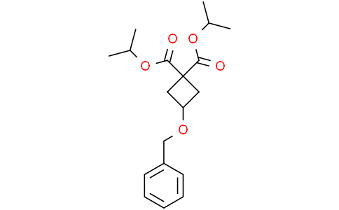 1,1-bis(propan-2-yl) 3-(benzyloxy)cyclobutane-1,1-dicarboxylate