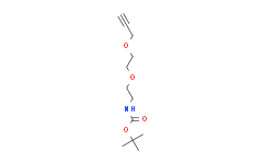 （2-（2-（丙-2-炔-1-氧基）乙氧基）乙基）氨基甲酸叔丁酯,90%