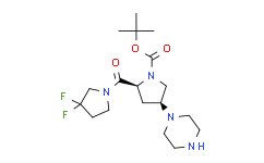 (2S，4S)-1-Boc-2-(3，3-二氟吡咯烷-1-羰基)-4-(1-哌嗪基)吡咯烷,95%