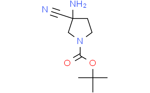 tert-butyl 3-amino-3-cyanopyrrolidine-1-carboxylate