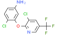 3-氯-2-（2-氯-5-氨基-苯氧基）-5-三氟甲基吡啶,≥97%