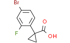 1-(4-溴-2-氟苯基)环丙甲酸,97%