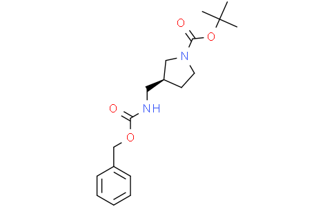 tert-butyl (3S)-3-({[(benzyloxy)carbonyl]amino}methyl)pyrrolidine-1-carboxylate