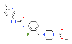 4-[[2-氟-3-[N'-(6-甲基吡啶-3-基)脲基]苯基]甲基]哌嗪-1-羧酸甲酯