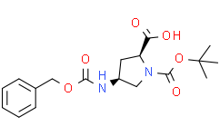 (2S，4S)-4-(((苄氧基)羰基)氨基)-1-(叔丁氧基羰基)吡咯烷-2-羧酸