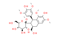 (+)-Lyoniresinol 3α-O-β-D-glucopyranoside (Compound 1)