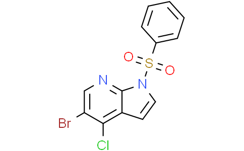1-(benzenesulfonyl)-5-bromo-4-chloro-1H-pyrrolo[2,3-b]pyridine