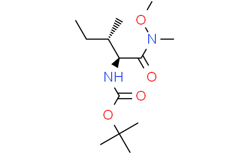 Tert-Butyl ((2S,3S)-1-(Methoxy(Methyl)Amino)-3-Methyl-1-Oxopentan-2-Yl)CarbamateCas:87694-51-7