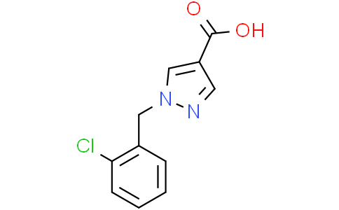 1-[(2-chlorophenyl)methyl]pyrazole-4-carboxylic acid