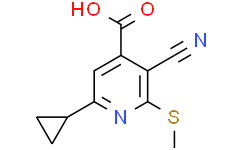 3-氰基-6-环丙基-2-(甲硫基)异烟酸