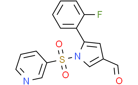 5-(2-氟苯基)-1-[(吡啶-3-基)磺酰基]-1H-吡咯-3-甲醛