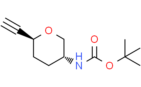 tert-butyl N-[(3R,6S)-6-ethynyltetrahydropyran-3-yl]carbamate