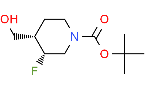 tert-butyl cis-3-fluoro-4-(hydroxymethyl)piperidine-1-carboxylate