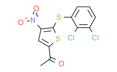 1-[5-[(2,3-二氯苯基)硫基]-4-硝基-2-噻吩基]-乙酮