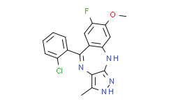 5-(2-氯苯基)-7-氟-1,2-二氢-8-甲氧基-3-甲基吡唑并[3,4-B][1,4]苯并二氮杂卓