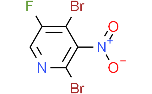 2,4-dibromo-5-fluoro-3-nitro-pyridine