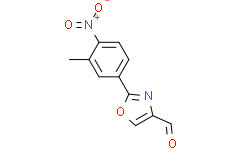 2-(3-甲基-4-硝基苯基)恶唑-4-甲醛