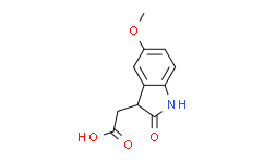 (5-甲氧基-2-氧代-2，3-二氢-1H-吲哚-3-基)乙酸,95%