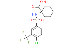 1-((4-CHLORO-3-(TRIFLUOROMETHYL)PHENYL)SULFONAMIDO)CYCLOHEXANE-1-CARBOXYLIC ACID
