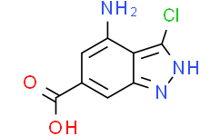 4-氨基-3-氯-1H-吲唑-6-羧酸