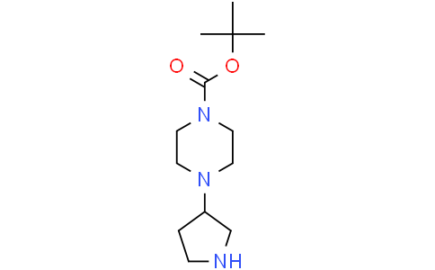 tert-butyl 4-(pyrrolidin-3-yl)piperazine-1-carboxylate