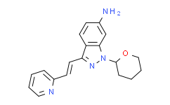 (E)-3-[2-(吡啶-2-基)乙烯基]-1-(四氢-2H-吡喃-2-基)-1H-吲唑-6-胺,99%